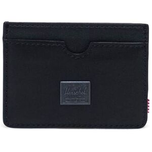 Herschel Charlie Leather RFID Wallet - Black