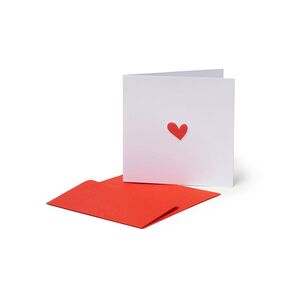 Legami Small Greeting Card - Heart (7 x 7 cm)