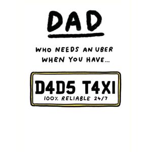 Cuckoo Dad Uber Greeting Card (17.6 x 13cm)