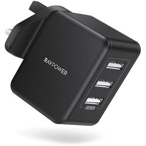 Ravpower RP-PC020 30W 3-Port Wall Charger - Black