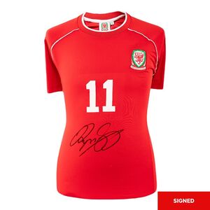 Bootroom Collection Authentic Signed Ryan Giggs Signed Wales Shirt (Boxed)