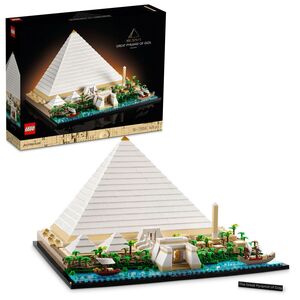LEGO Architecture Great Pyramid of Giza Building Kit 21058 (1,476 Pieces)