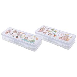 Languo Lovely Girl Double Layer PP Pencil Box (Assortment - Includes 1)