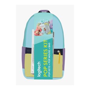 Logitech Pop Series Kit (Pop Keys + Pop Mouse + Bag) - Mint (Bundle)