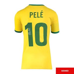 Bootroom Collection Authentic Signed Pele 1970 Style Number Football Jersey