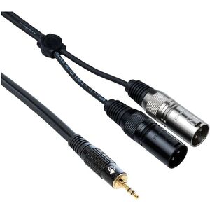 Bespeco EAYMS2MX150 3.5mm-M to 2XLR-M Cable 1.5M