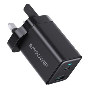 RAVPower RP-PC171 PD 45W2-Port Wall Charger - Black