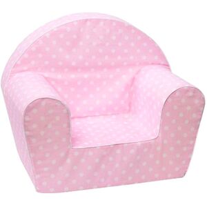 Delsit Armchair - Pink With White Dots