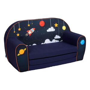 Delsit Sofa Bed - Space - Dark Blue (80 cm)