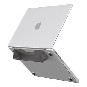 AmazingThing Marsix Pro Case With Magnetic Stand For MacBook Air 13 (2022) - Matte Clear/Grey