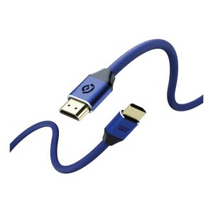 Powerology 8K HDMI Braided Cable 2m - Dark Blue
