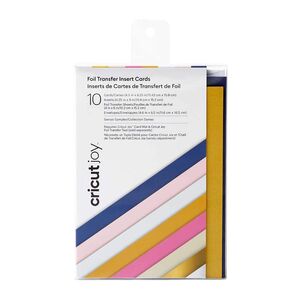 Cricut Joy Insert Cards With Foil Sheets (Pack of 10) (11.4cm x 15.9cm) (Sensei Sampler)
