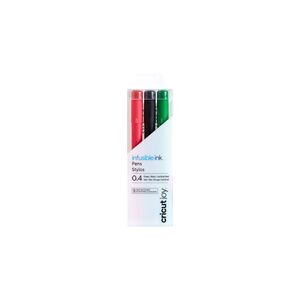 Cricut Joy Infusible Ink Fine Point Pen Set (Pack of 3) (Black/Red/Green)