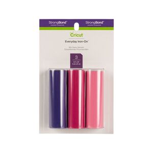 Cricut Everyday Iron-On Mini Sassy Sample Pack 3.5 x 24-Inch (Pack of 3)
