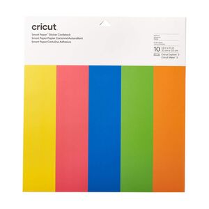 Cricut Smart Sticker Cardstock 33 x 33cm (10 Sheets) - Brilliant Bows