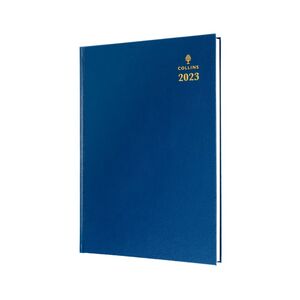 Collins Debden Desk A4 Week To View Diary 2023 - Blue