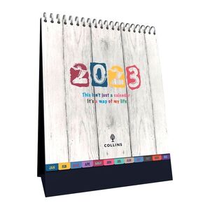 Collins Debden Calendars Brighton Desk Calendar Diary 2023
