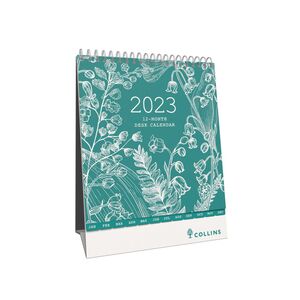 Collins Debden Calendars Tara Desk Calendar Diary 2023