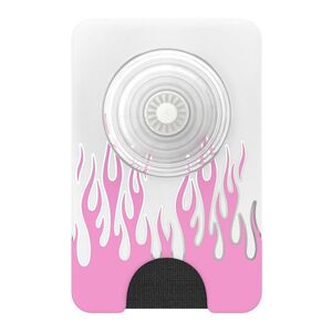 Popsockets Popowallet+ Phone Wallet Grip & Stand With Magsafe For iPhone - Candy Flames