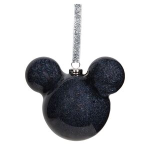 Disney Mickey Mouse Glitter Bauble - Black