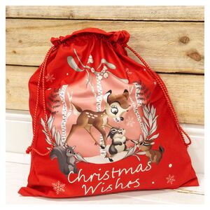 Disney Bambi Present Sack - Christmas Wishes