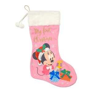 Disney Minnie Mouse Stocking - My First Christmas
