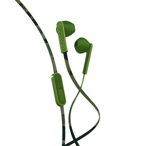 Urbanista San Francisco Wired Stereo Earbuds With Mic - Green Camo
