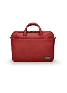 Port Zurich Toploading Laptop Bag (for Laptops up to 15.6 Inches) - Red