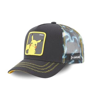 Capslab Pokemon Pikachu Unisex Trucker Cap - Black
