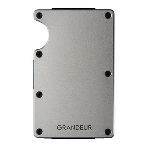 Grandeur Aluminium Cardholder RFID 85 x 45 mm - White  (Holds up to 12 cards)