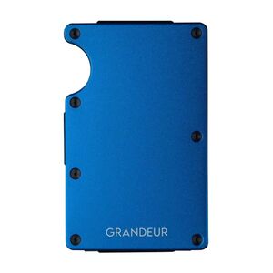 Grandeur Aluminium Cardholder RFID 85 x 45 mm - Sky Blue (Holds up to 12 cards)