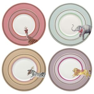 Yvonne Ellen Animal Dinner Plates 26.5Cm  - Animals (Set of 4)