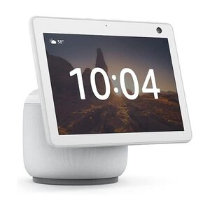 Amazon Echo Show 10 3rd Gen HD smart display with motion and Alexa - Glacier White Fabric
