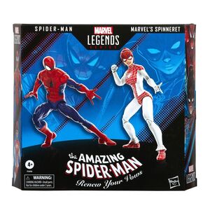 Hasbro Marevl Legends Series The Amazing Spider Man And Spinneret Action Figure (Pack of 2)