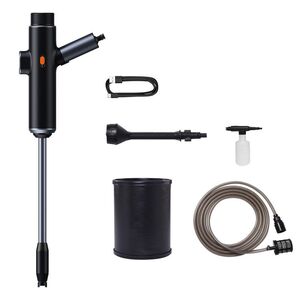 Baseus Dual Power Portable Electric Car Wash Spray Nozzle set - Black