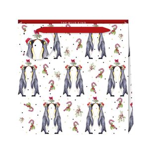 The Wild Kind London Penguin Kiss Large Bag (32.5 x 32.5 x 12cm)