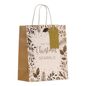 Design By Violet Christmas Gift Bag - Sparkle Bag - Medium