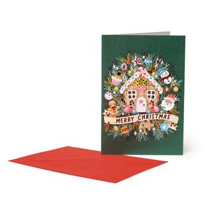 Legami Christmas Greeting Card - Gingerbread House