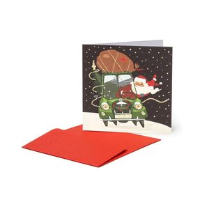 Legami Small Christmas Greeting Card - Santa Claus
