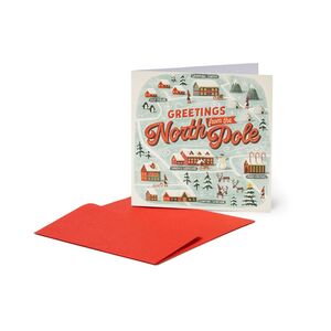 Legami Small Christmas Greeting Card - North Pole