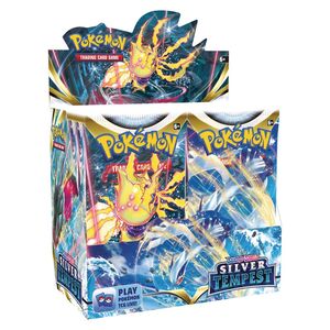 Pokemon TCG Sword & Shield 12 Silver Tempest Booster Sealed Full Box (Single Pack - 10 Cards) (36 Packs)