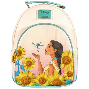 Loungefly Leather Disney Pocahontas Sunflower Mini Backpack