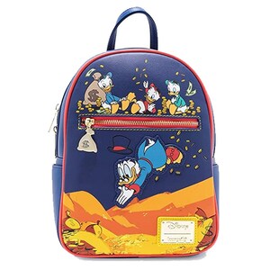 Loungefly Leather Disney Ducktales Scrooge Backpack