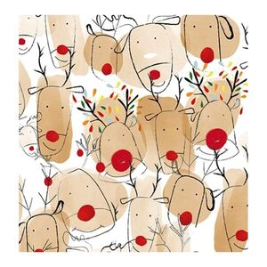 Craftbox Roddolf Red Nose Gift Wrapping Paper (70 x 300cm) (60gsm)