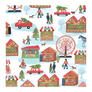 Craftbox Gingerbread House Gift Wrapping Paper (70 x 100cm) (80gsm)