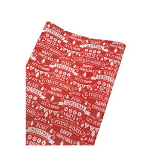 Craftbox Happy Christmas Gift Wrapping Paper - Red (70 x 100cm) (80gsm)