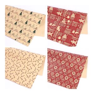 Craftbox Assorted Christmas Design Gift Wrapping Paper (70 x 50cm) (80gsm) (Set of 4)