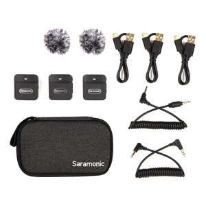 Saramonics Blink100 B2 Ultracompact 2.4GHz Dual-Channel Wireless Microphone System