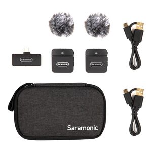 Saramonics Blink100 B6 Ultracompact 2.4GHz Dual-Channel Wireless Microphone System For Android