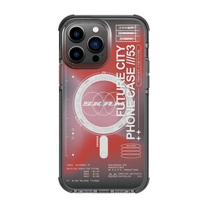 SkinArma iPhone 14 Pro Max Shorai Mag-Charge Case - Red